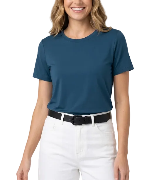 Timeless & Elegant Short Sleeve Cotton T-Shirts for Women - B1-TOP-V137AA
