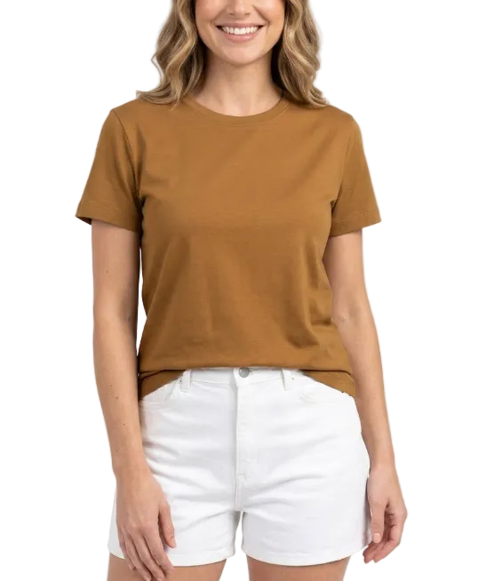 Timeless & Elegant Short Sleeve Cotton T-Shirts for Women - B1-TOP-V137