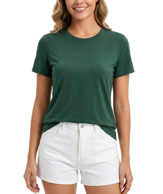 Timeless & Elegant Short Sleeve Cotton T-Shirts for Women - B1-TOP-V137AA