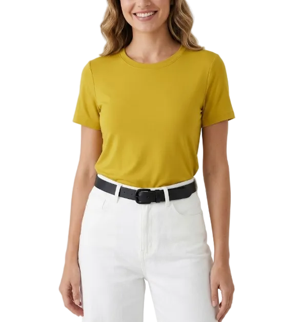 Timeless & Elegant Short Sleeve Cotton T-Shirts for Women - B1-TOP-V137AA