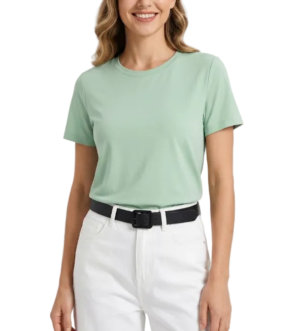 Timeless & Elegant Short Sleeve Cotton T-Shirts for Women - B1-TOP-V137AA