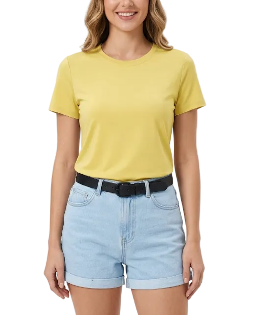 Timeless & Elegant Short Sleeve Cotton T-Shirts for Women - B1-TOP-V137