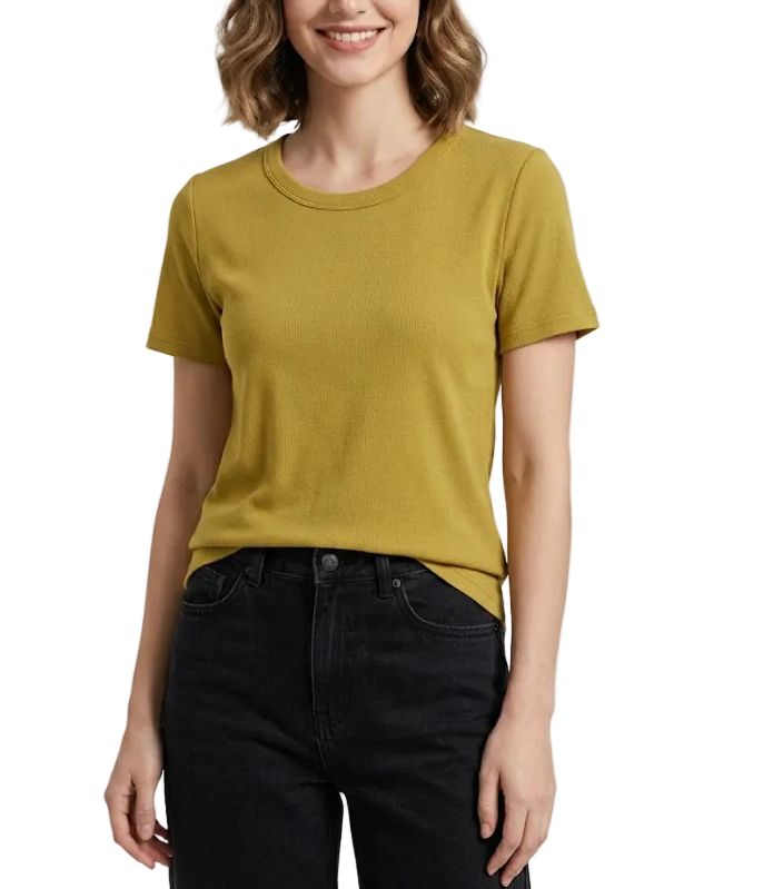 Timeless & Elegant Short Sleeve Cotton T-Shirts for Women - B1-TOP-V140