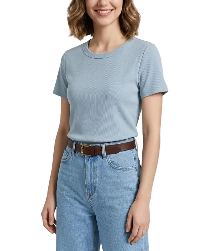 Timeless & Elegant Short Sleeve Cotton T-Shirts for Women - B1-TOP-V140
