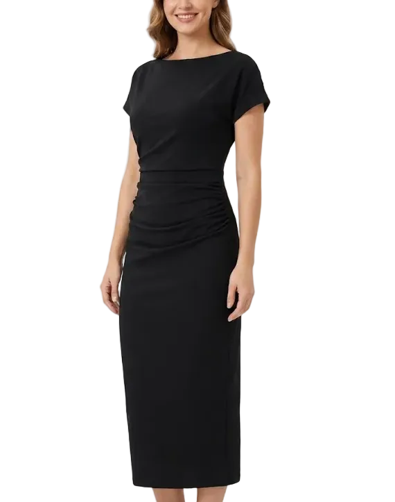 Timeless & Elegant Short Sleeve Versatile Pencil Dresses  - B4-DRESS-B401