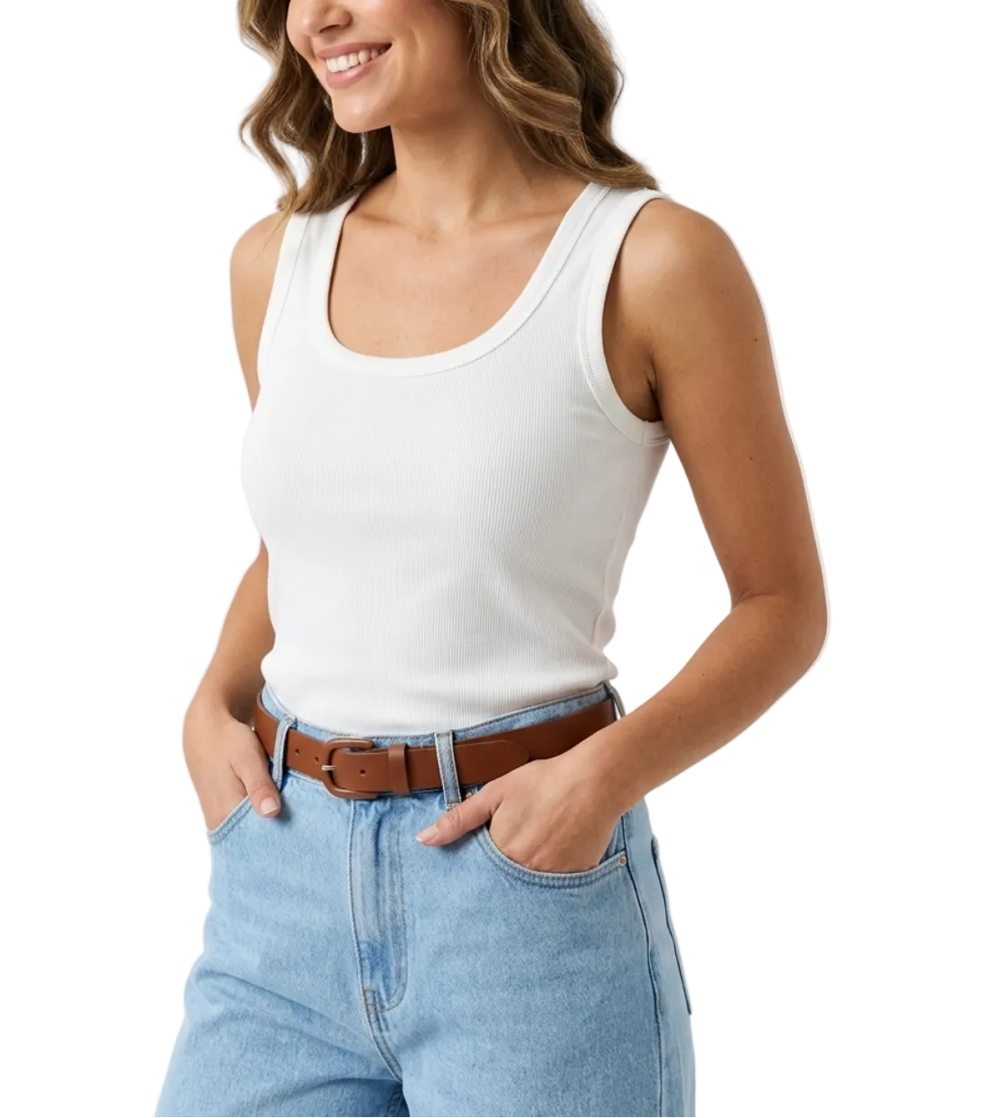 Timeless & Elegant Sleeveless Tops for Women - B1-TOP-V198