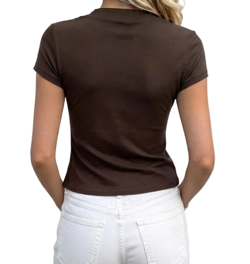 Timeless & Elegant V-neck Short Sleeve Tops for Women - BP-B20 -TOP-10