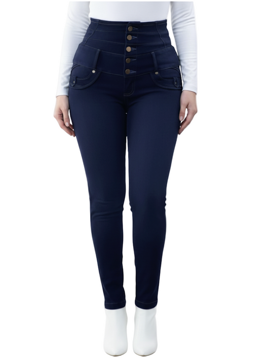 Trendy & Comfortable High Waist Skinny Jeans for Women - B1-JP-34