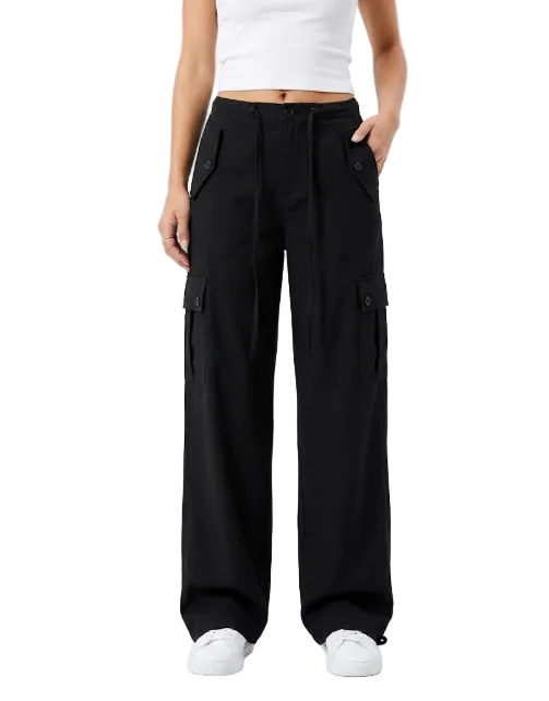 Trendy & Comfy High Waist Joggers Cargo Pants for Women - B2-CARGO-CP-399