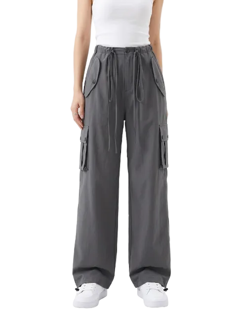 Trendy & Comfy High Waist Joggers Cargo Pants for Women - B2-CARGO-CP-399