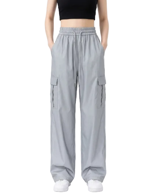 Trendy & Comfy High Waist Joggers Cargo Pants for Women - B2-CARGO-CP-408
