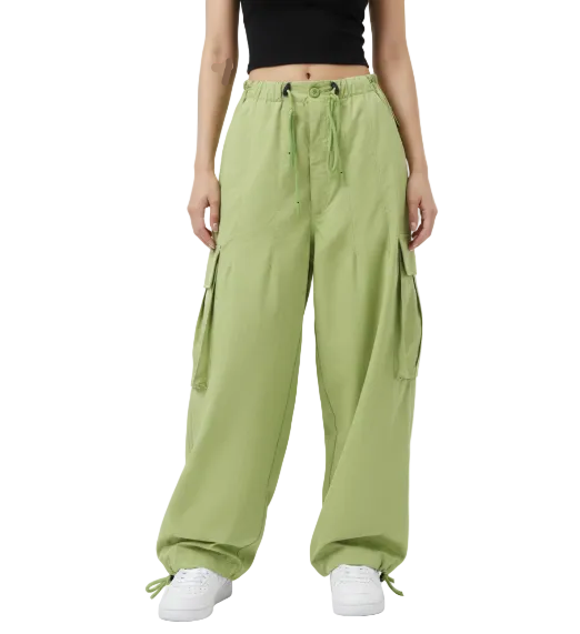 Trendy & Comfy High Waist Wide Leg Joggers Cargo Pants for Women - B2-CARGO-CP-411