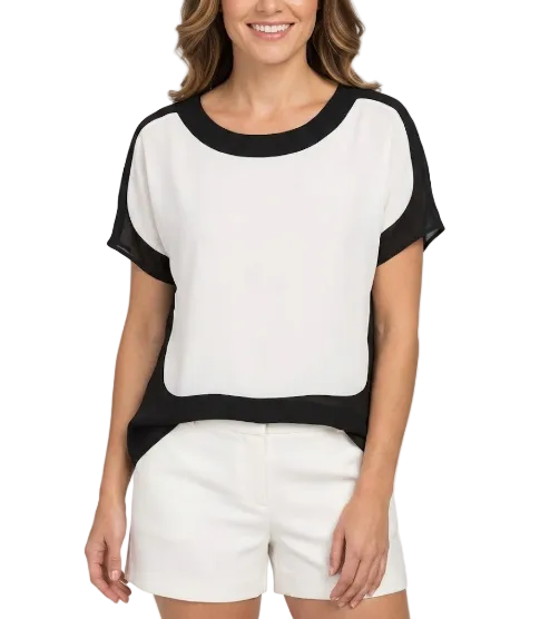Trendy & Elegant Chiffon Blouse for Women - SM-9 - TOP -12