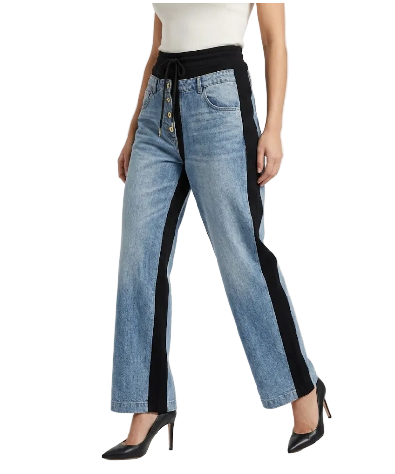 Trendy & Elegant High Waist Jogger Denim Jeans for Women - B6-JP-671