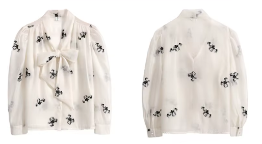 Trendy & Elegant Long Sleeve Chiffon Blouses for Women  - B13-TOP-417