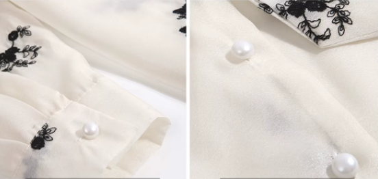 Trendy & Elegant Long Sleeve Chiffon Blouses for Women  - B13-TOP-417