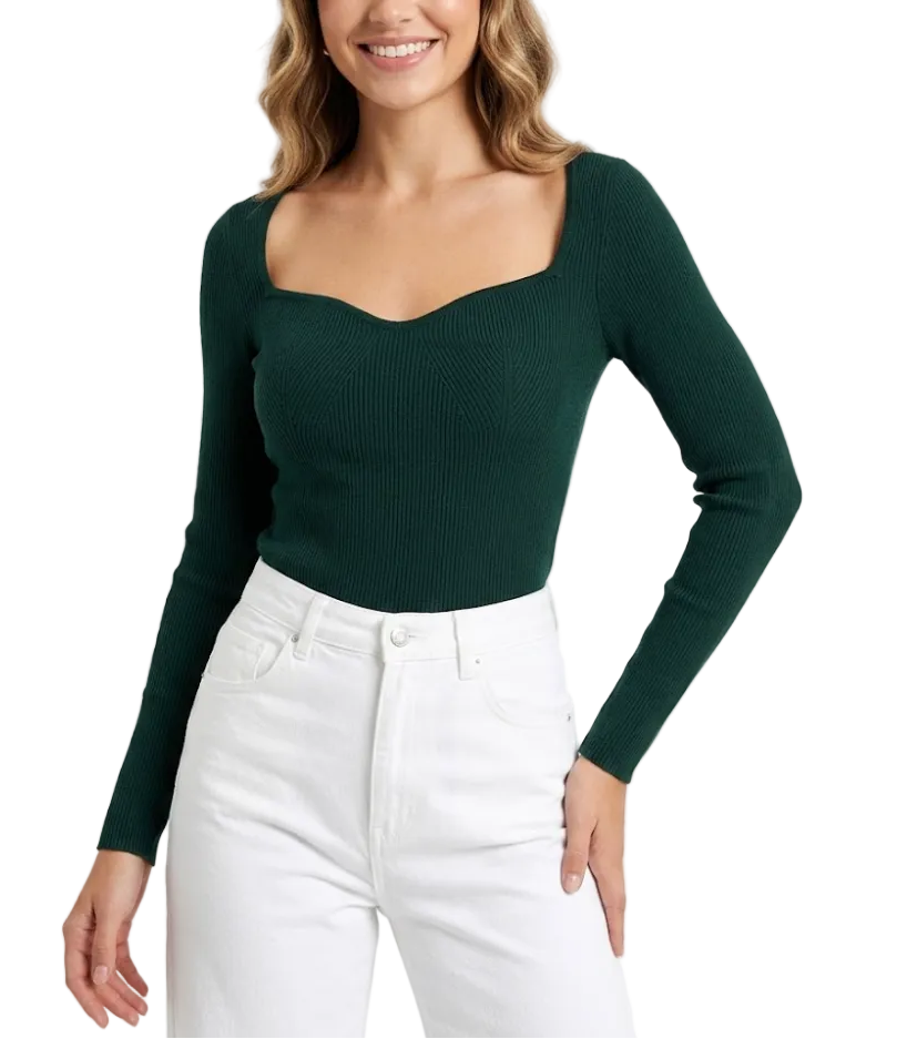 Trendy & Elegant Long Sleeve Ribbed Blouses for Women - B1-TOP-V161