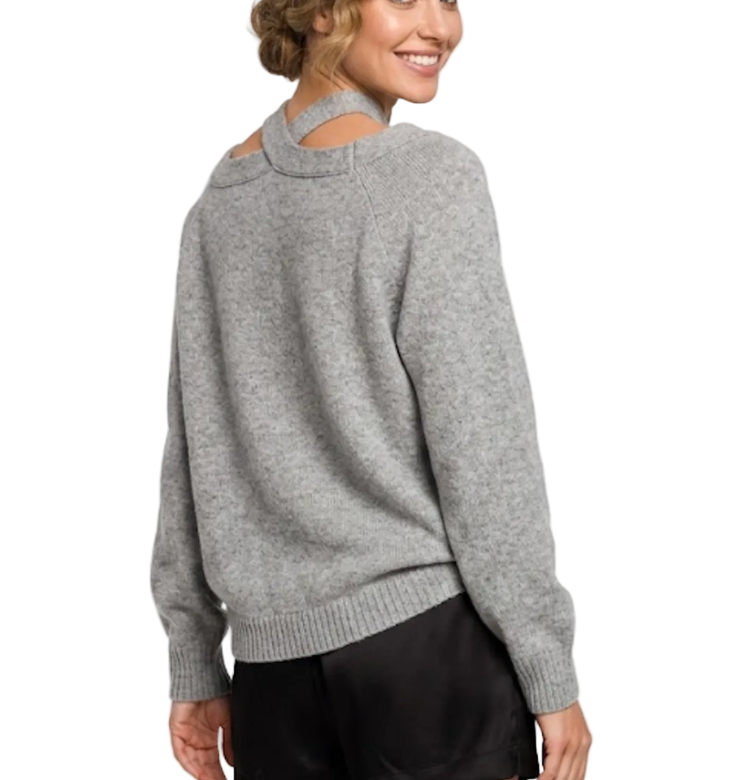 Trendy & Elegant Long Sleeve Knitted Sweater Blouses for Women  -B6-TOP-B786