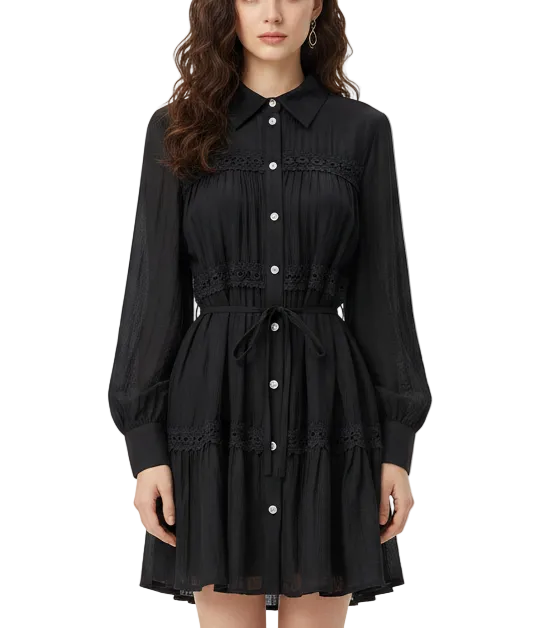 Trendy & Elegant Long Sleeve Mini Dresses - B6-DRESS-87