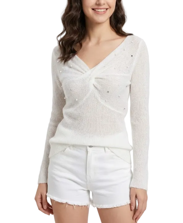 Trendy & Elegant Long Sleeve Thin knitted Blouses for Women - B6-TOP-B785