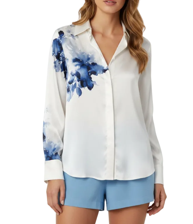 Trendy & Elegant Silk Shirt for Women - SM8-TOP-14