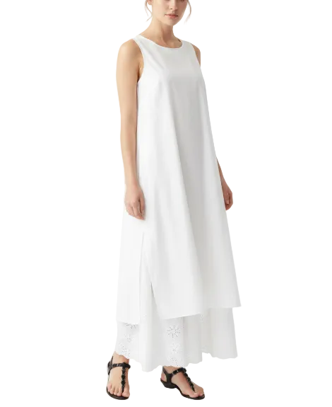 Trendy & Elegant Sleeveless Comfy Cotton Summer Dresses - B6-DRESS-91