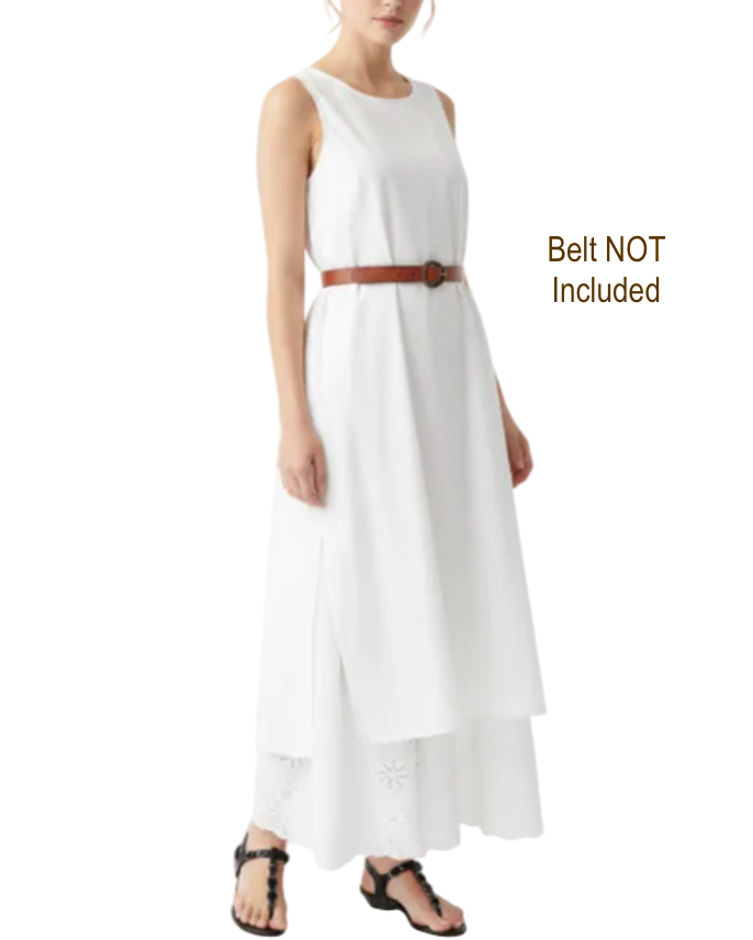Trendy & Elegant Sleeveless Comfy Cotton Summer Dresses - B6-DRESS-91