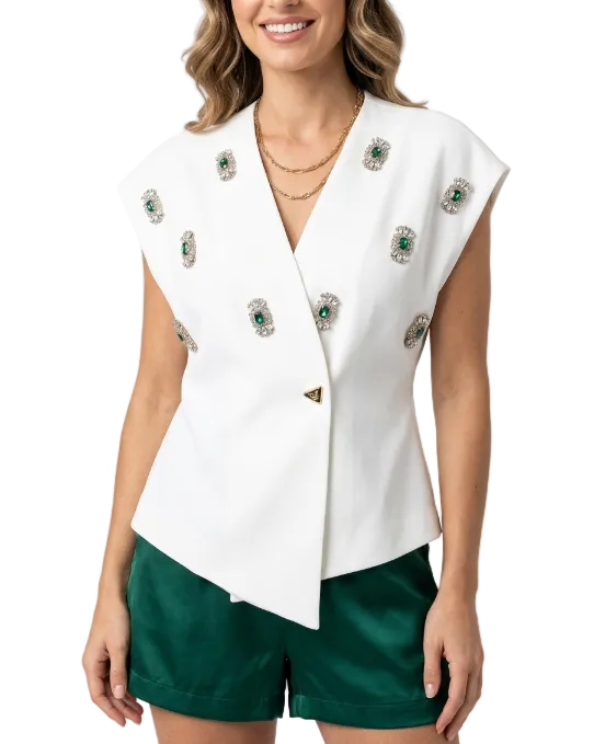 Trendy & Elegant Slim Waist V-neck  Blouses for Women - B6-TOP-B780