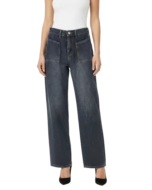 Trendy & Elegant Straight Leg Denim Pants for Women - B2-JP-CP-406
