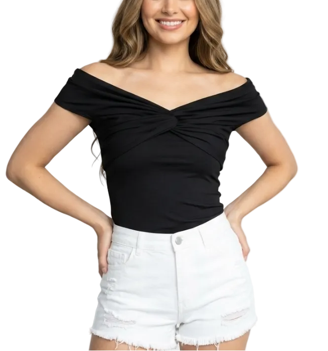 Trendy & Elegant Women's T-shirt Blouse - B6-TOP-B629