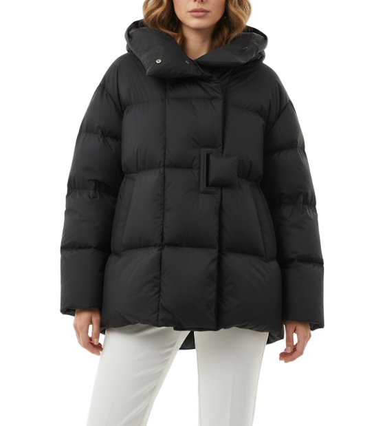 Trendy & Elengant Warm Loose--fit Lightweight  90% White Duck Down Quilted Puffer Jacket fot Women - B12-JKT-50