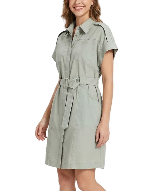 Trendy & Timeless Belted Waist Dresses for Women - B6-DRESS-06