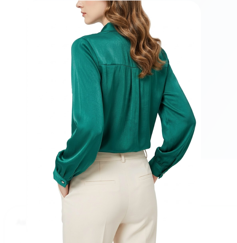 Trendy & Timeless Comfy Long Sleeve Collar Dress Shirts for Women - B15-TOP-65