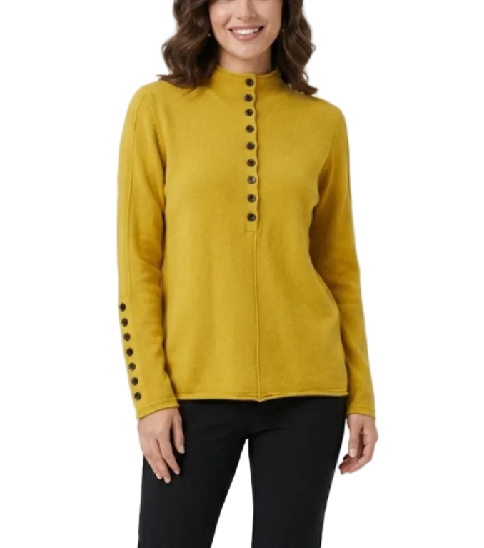 Trendy & Timeless Long Sleeve Button Design Blouses for Women - B6-TOP-B786