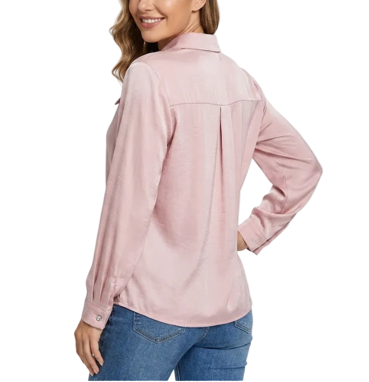 Trendy & Timeless Long Sleeve Collar Dress Shirts for Women - B15-TOP-67