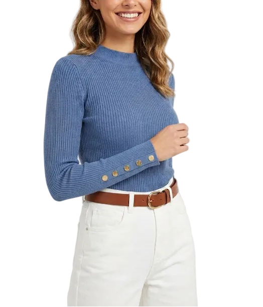 Trendy & Timeless Long Sleeve O-neck Elegant Blouses for Women - B1-TOP-V192