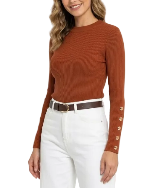 Trendy & Timeless Long Sleeve O-neck Elegant Blouses for Women - B1-TOP-V192