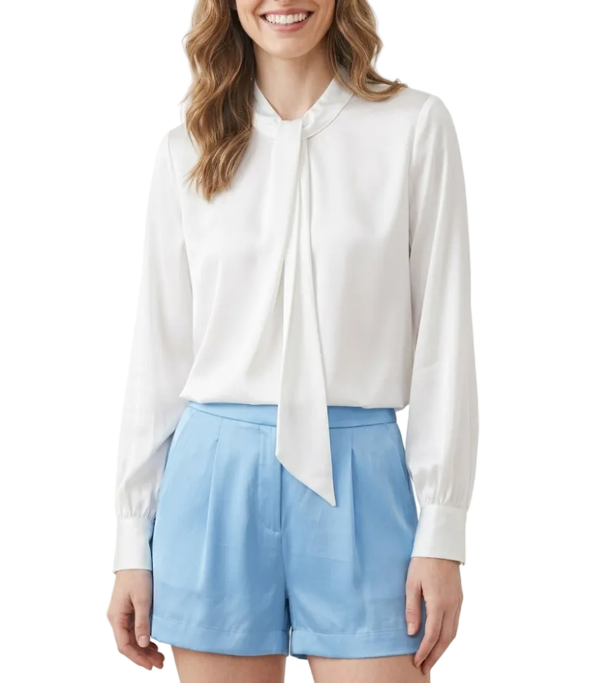Trendy & Timeless Long Sleeve O-neck Pullover Blouses for Women - B15-TOP-63
