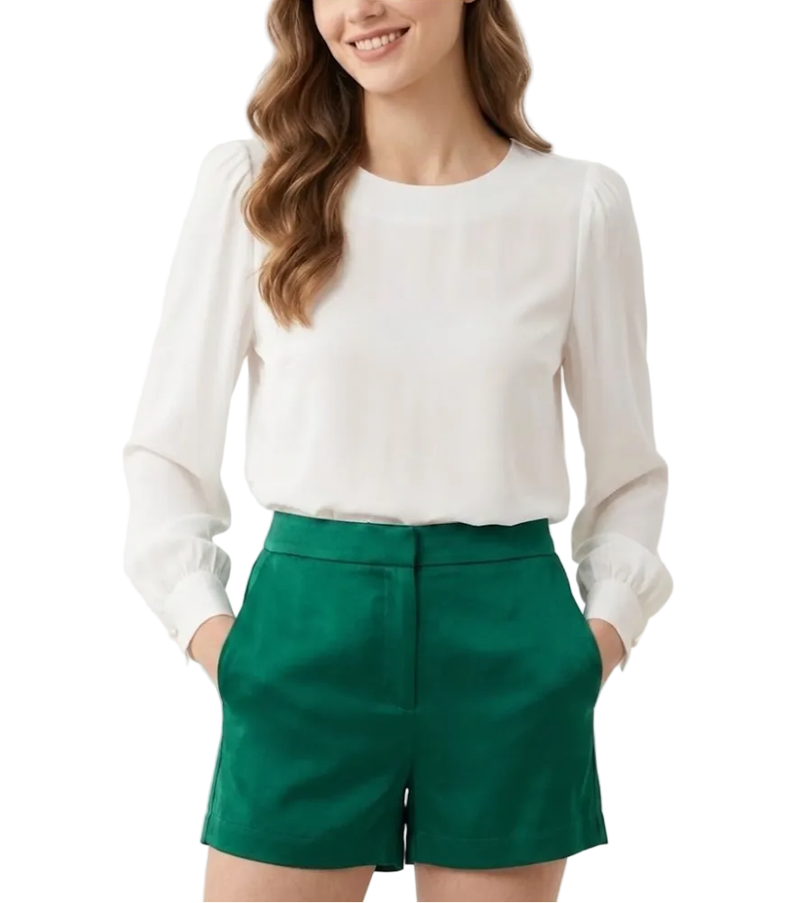 Trendy & Timeless Long Sleeve o-neck Pullover Blouses for Women - B15-TOP-77
