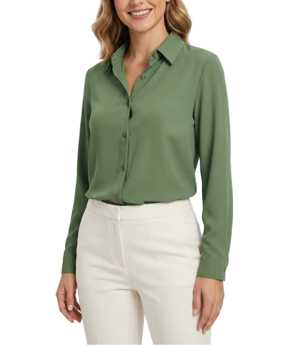 Trendy & Timeless Quality Cotton Dress Shirt for Women TOP-B1-BL-249