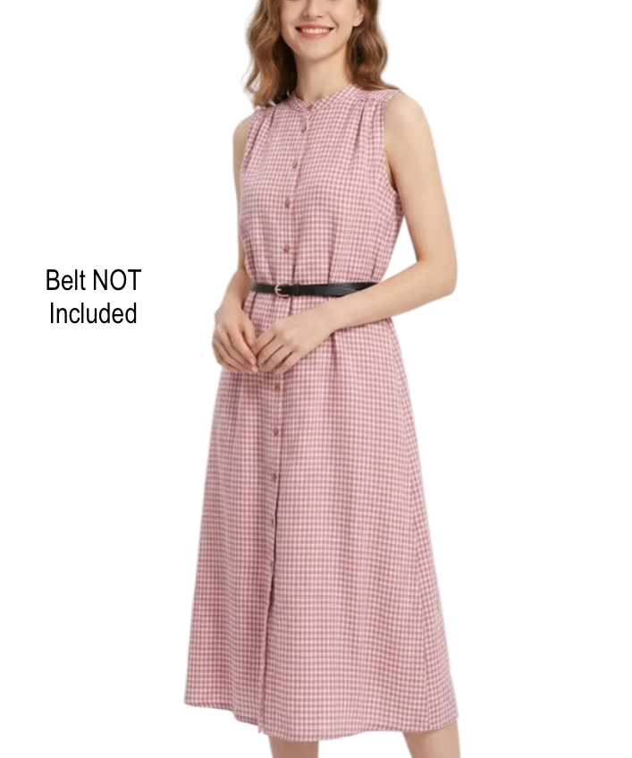 Trendy & Timeless Sleeveless Comfy Cotton Summer Dresses for Women - B6-DRESS-39