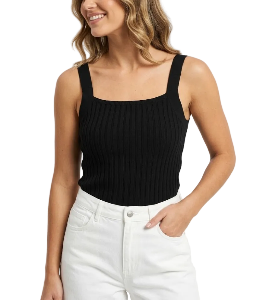 Trendy & Timeless Sleeveless Ribbed Blouses - B1-TOP-V170