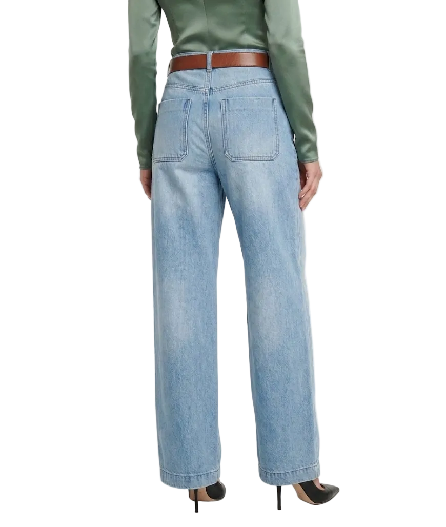 Trendy & Timeless Straight Leg Denim Pants for Women - B1-JP-N-31