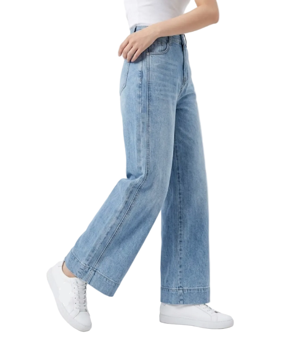 Trendy & Timeless Straight Leg Denim Pants for Women - B6-JP-682