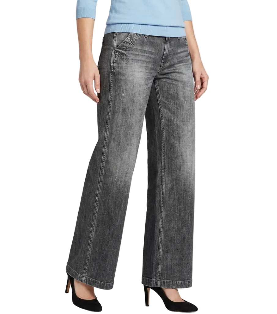 Trendy & Timeless Straight Wide Leg Denim Pants for Women - B1-JP-N-29
