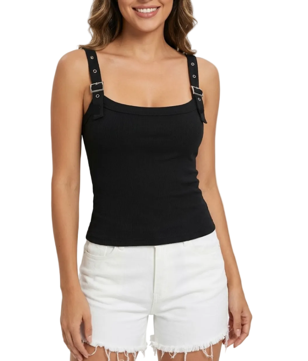 Trendy & Timeless Strapped Sleeveless Tops for Women - B1-TOP-N01
