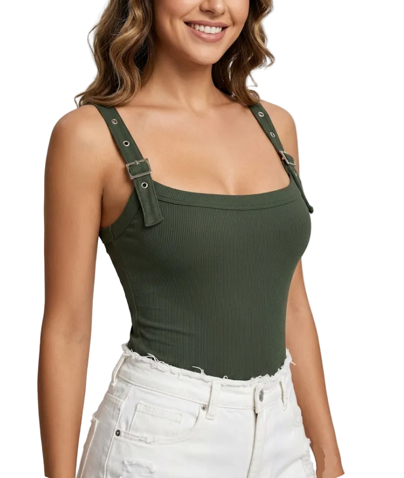 Trendy & Timeless Strapped Sleeveless Tops for Women - B1-TOP-N01