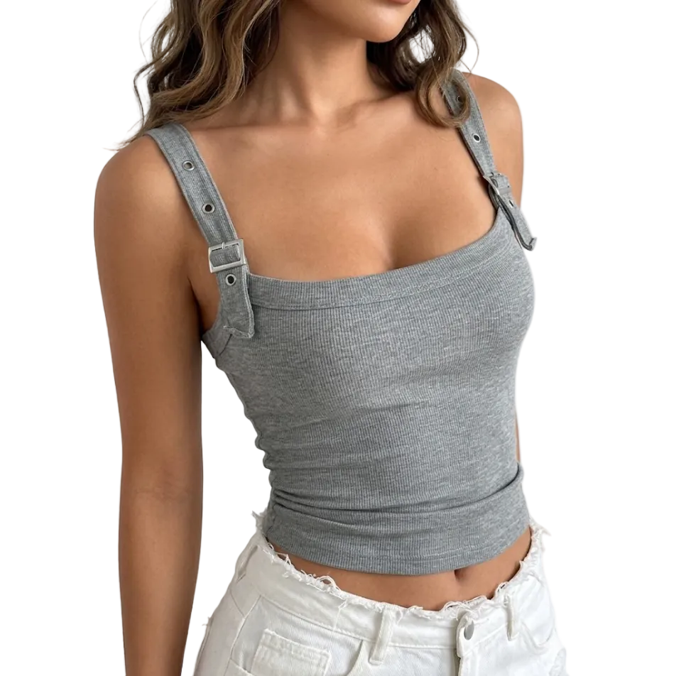 Trendy & Timeless Strapped Sleeveless Tops for Women - B1-TOP-N01