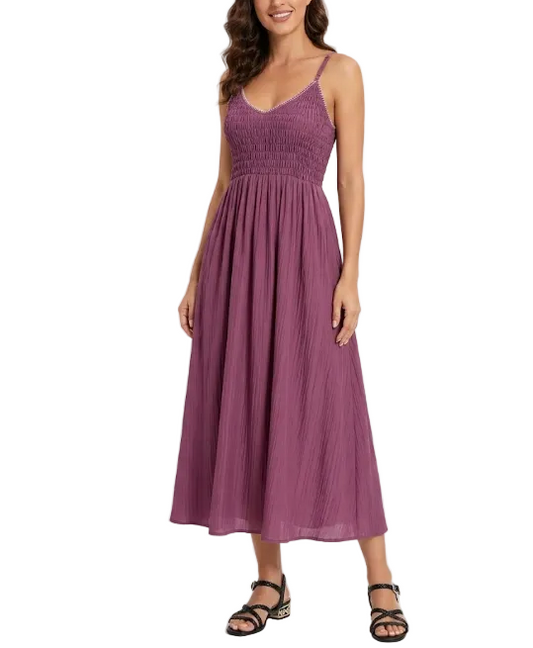 Trendy & Timeless Strapped Shoulder Slim Waist Dresses - B6-DRESS-09