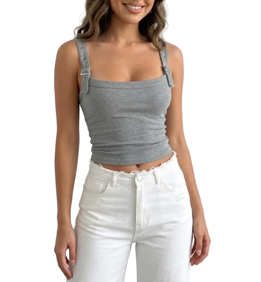 Trendy & Timeless Strapped Sleeveless Tops for Women - B1-TOP-N01